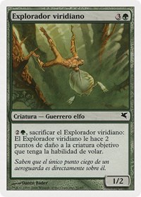 Viridian Scout (Spanish) - "Explorador viridiano", Magic Encyclopedia 2005 (Salvat/Hachette)