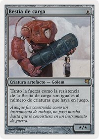 Beast of Burden (Spanish) - "Bestia de carga", Magic Encyclopedia 2005 (Salvat/Hachette)