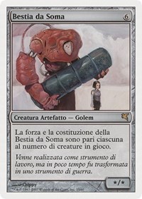 Beast of Burden (Italian) - "Bestia da Soma", Magic Encyclopedia 2005 (Salvat/Hachette)