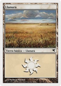 Plains (Spanish) - "Llanura" (J36), Magic Encyclopedia 2005 (Salvat/Hachette)