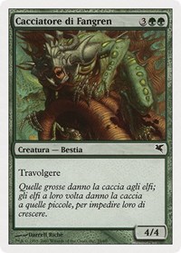 Fangren Hunter (Italian) - "Cacciatore di Fangren", Magic Encyclopedia 2005 (Salvat/Hachette)