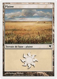 Plains (French) - "Plaine" (C9), Magic Encyclopedia 2005 (Salvat/Hachette)