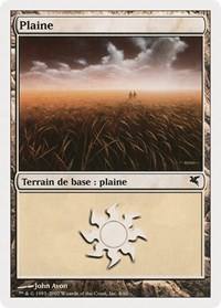 Plains (French) - "Plaine" (C8), Magic Encyclopedia 2005 (Salvat/Hachette)