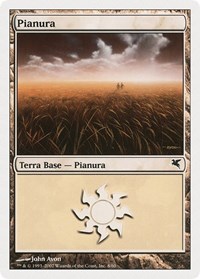 Plains (Italian) - "Pianura" (C8), Magic Encyclopedia 2005 (Salvat/Hachette)