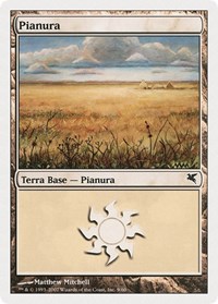 Plains (Italian) - "Pianura" (C9), Magic Encyclopedia 2005 (Salvat/Hachette)