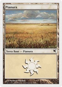 Plains (Italian) - "Pianura" (G9), Magic Encyclopedia 2005 (Salvat/Hachette)