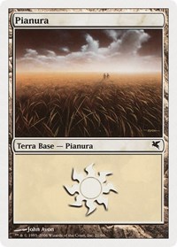 Plains (Italian) - "Pianura" (G21), Magic Encyclopedia 2005 (Salvat/Hachette)