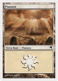 Plains (Italian) - "Pianura" (L35), Magic Encyclopedia 2005 (Salvat/Hachette)