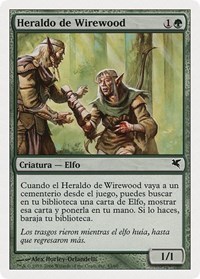 Wirewood Herald (Spanish) - "Heraldo de Wirewood", Magic Encyclopedia 2005 (Salvat/Hachette)