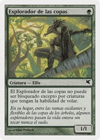 Treetop Scout (Spanish) - "Explorador de las copas" (B5), Magic Encyclopedia 2005 (Salvat/Hachette)