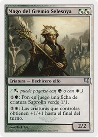 Selesnya Guildmage (Spanish) - "Mago del Gremio Selesnya" (J51), Magic Encyclopedia 2005 (Salvat/Hachette)