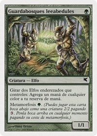 Birchlore Rangers (Spanish) - "Guardabosques leeabedules" (B53), Magic Encyclopedia 2005 (Salvat/Hachette)