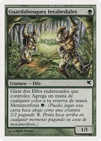 Birchlore Rangers (Spanish) - "Guardabosques leeabedules" (B52), Magic Encyclopedia 2005 (Salvat/Hachette)