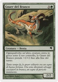 Herd Gnarr (Italian) - "Gnarr del Branco", Magic Encyclopedia 2005 (Salvat/Hachette)