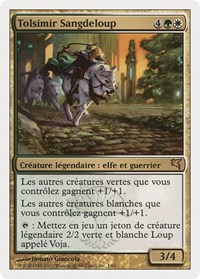 Tolsimir Wolfblood (French) - "Tolsimir Sangdeloup", Magic Encyclopedia 2005 (Salvat/Hachette)