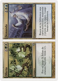 Supply // Demand (Spanish) - "Oferta // Demanda" (J16), Magic Encyclopedia 2005 (Salvat/Hachette)