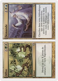 Supply // Demand (French) - "Offre // Demande" (J28), Magic Encyclopedia 2005 (Salvat/Hachette)