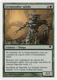 Thallid Germinator (Spanish) - "Germinador talido" (J31), Magic Encyclopedia 2005 (Salvat/Hachette)