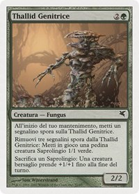 Thallid Germinator (Italian) - "Thallid Genitrice" (J31), Magic Encyclopedia 2005 (Salvat/Hachette)