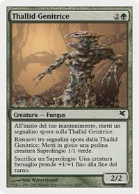 Thallid Germinator (Italian) - "Thallid Genitrice" (J43), Magic Encyclopedia 2005 (Salvat/Hachette)