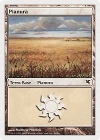 Plains (Italian) - "Pianura" (J36), Magic Encyclopedia 2005 (Salvat/Hachette)