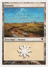 Plains (Italian) - "Pianura" (C44), Magic Encyclopedia 2005 (Salvat/Hachette)