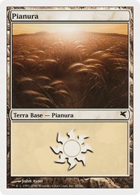 Plains (Italian) - "Pianura" (G45), Magic Encyclopedia 2005 (Salvat/Hachette)
