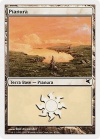 Plains (Italian) - "Pianura" (L47), Magic Encyclopedia 2005 (Salvat/Hachette)