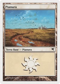 Plains (Italian) - "Pianura" (J48), Magic Encyclopedia 2005 (Salvat/Hachette)