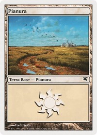 Plains (Italian) - "Pianura" (C57), Magic Encyclopedia 2005 (Salvat/Hachette)
