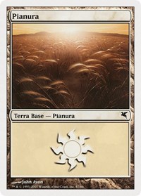 Plains (Italian) - "Pianura" (L57), Magic Encyclopedia 2005 (Salvat/Hachette)