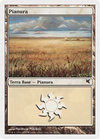 Plains (Italian) - "Pianura" (J60), Magic Encyclopedia 2005 (Salvat/Hachette)