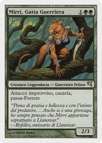 Mirri, Cat Warrior (Italian) - "Mirri, Gatta Guerriera", Magic Encyclopedia 2005 (Salvat/Hachette)