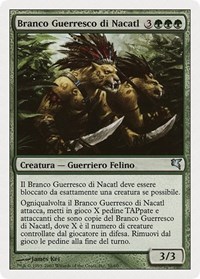 Nacatl War-Pride (Italian) - "Branco Guerresco di Nacatl", Magic Encyclopedia 2005 (Salvat/Hachette)