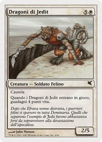 Jedit's Dragoons (Italian) - "Dragoni di Jedit", Magic Encyclopedia 2005 (Salvat/Hachette)