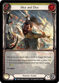 Slice and Dice Yellow Extended Art