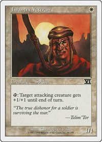 Infantry Veteran, Classic Sixth Edition
