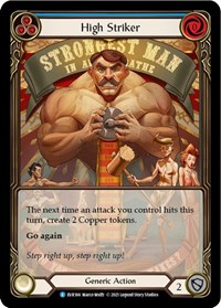 High Striker Blue Extended Art