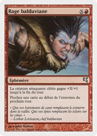 Balduvian Rage (French) - "Rage balduviane" (I14), Magic Encyclopedia 2005 (Salvat/Hachette)