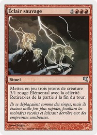 Feral Lightning (French) - "Eclair sauvage" (I2), Magic Encyclopedia 2005 (Salvat/Hachette)