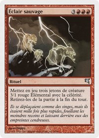 Feral Lightning (French) - "Eclair sauvage" (I50), Magic Encyclopedia 2005 (Salvat/Hachette)