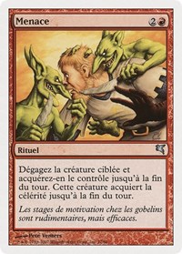 Threaten (French) - "Menace" (I27), Magic Encyclopedia 2005 (Salvat/Hachette)