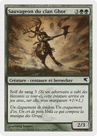 Skarrg, the Rage Pits (French) - "Sauvageon du clan Ghor" (I29), Magic Encyclopedia 2005 (Salvat/Hachette)