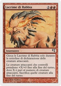 Tears of Rage (Italian) - "Lacrime di Rabbia", Magic Encyclopedia 2005 (Salvat/Hachette)