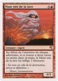 Lavaborn Muse (French) - "Muse nee de la lave", Magic Encyclopedia 2005 (Salvat/Hachette)