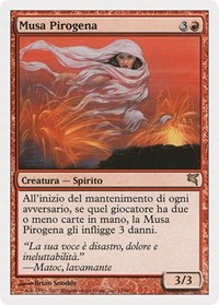 Lavaborn Muse (Italian) - "Musa Pirogena", Magic Encyclopedia 2005 (Salvat/Hachette)