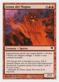 Soul of Magma (Italian) - "Anima del Magma" (C19), Magic Encyclopedia 2005 (Salvat/Hachette)