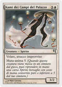 Kami of the Palace Fields (Italian) - "Kami dei Campi del Palazzo" (C27), Magic Encyclopedia 2005 (Salvat/Hachette)