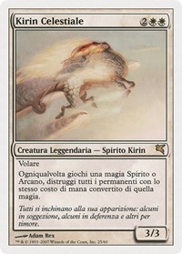 Celestial Kirin (Italian) - "Kirin Celestiale", Magic Encyclopedia 2005 (Salvat/Hachette)