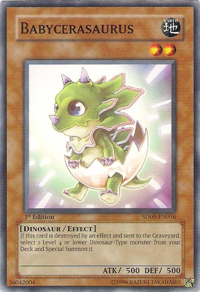 Babycerasaurus, 1st-edition, front
